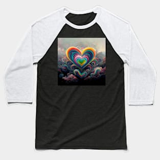 Water Hearts Of Love 4 Baseball T-Shirt